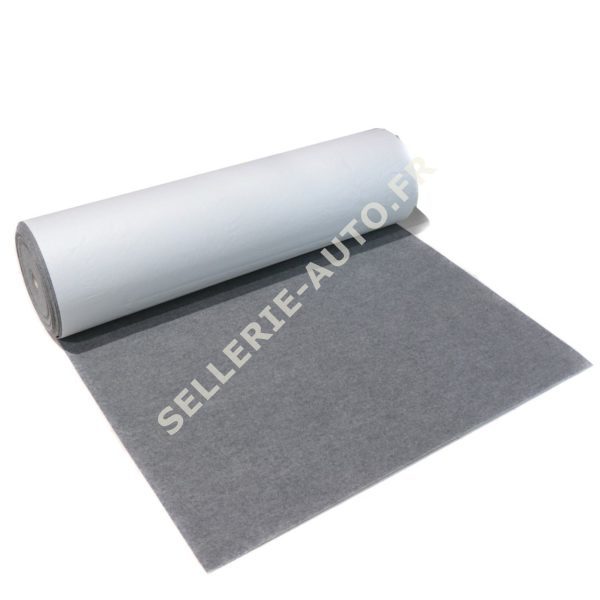 ROULEAU DE MOQUETTE ACOUSTIQUE ADHESIVE GRIS