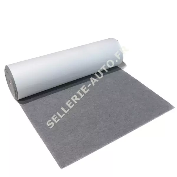 ROULEAU DE MOQUETTE ACOUSTIQUE ADHESIVE GRIS
