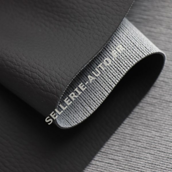 ROULEAU DE SIMILICUIR ETANCHE NOIR MAT