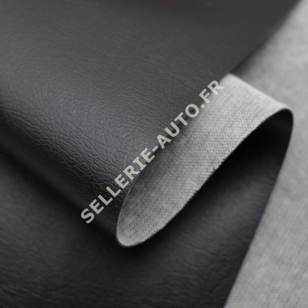 ROULEAU DE SIMILICUIR ETANCHE NOIR BRILLANT