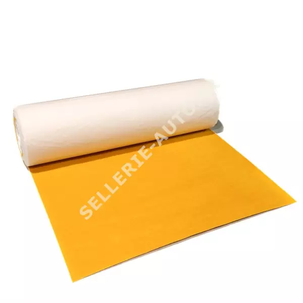 ROULEAU DE MOQUETTE ACOUSTIQUE ADHESIVE JAUNE