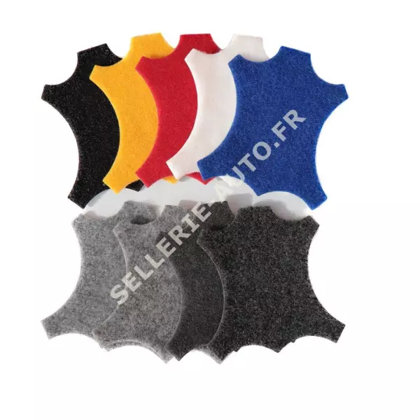 Echantillon de moquette acoustique adhésive au choix