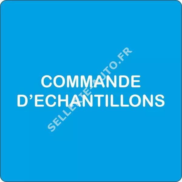 COMMANDE D'ECHANTILLONS