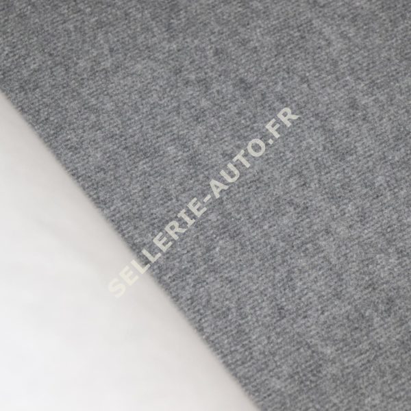 Moquette acoustique adhésive habillage van fourgon gris côtelé