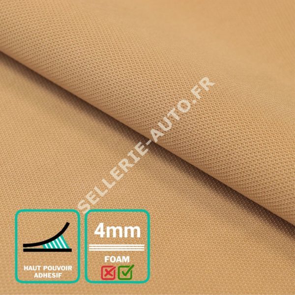 Tissu adhésif noir aménagement Van