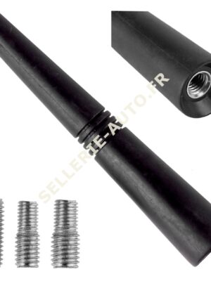 Antenne de voiture 9 cm avec 3 adaptateurs 5/6/7 mm