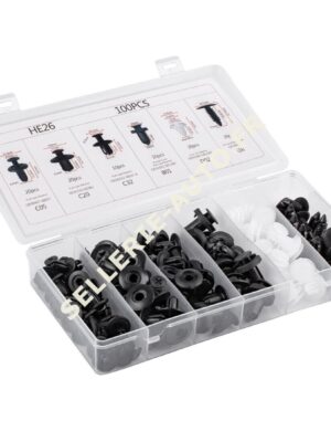 Goupilles et clips pour voiture, lot de 100