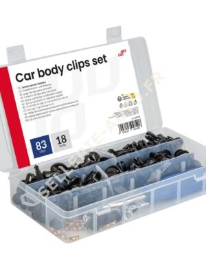 Petit ensemble de clips et goupilles pour voiture avec outils 83+18 pièces