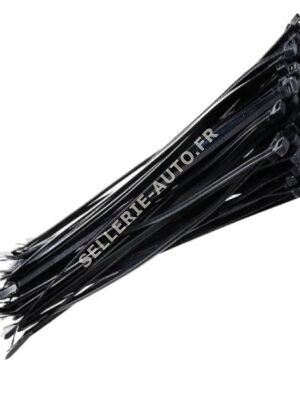 Colliers de serrage noirs 4.8mm X 450mm (100 pièces)