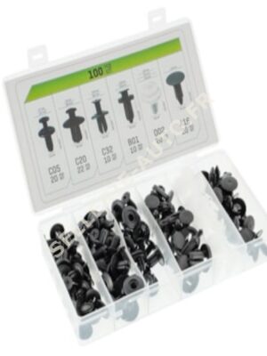 CLIPS DE FIXATION POUR SIÈGES DE VOITURE, 100 PIÈCES